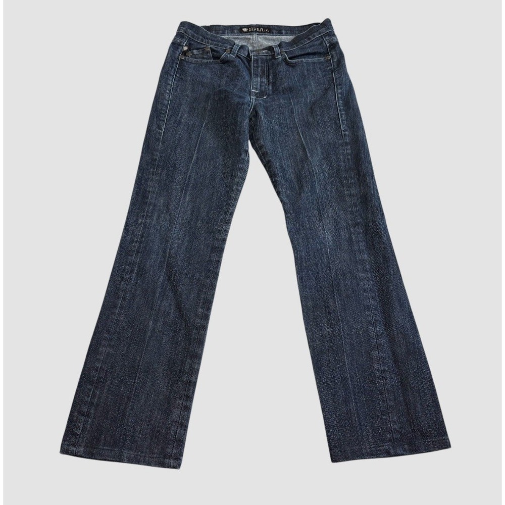 Rock And Republic Women's 29 Mid Rise Straight Leg Jeans Ginger